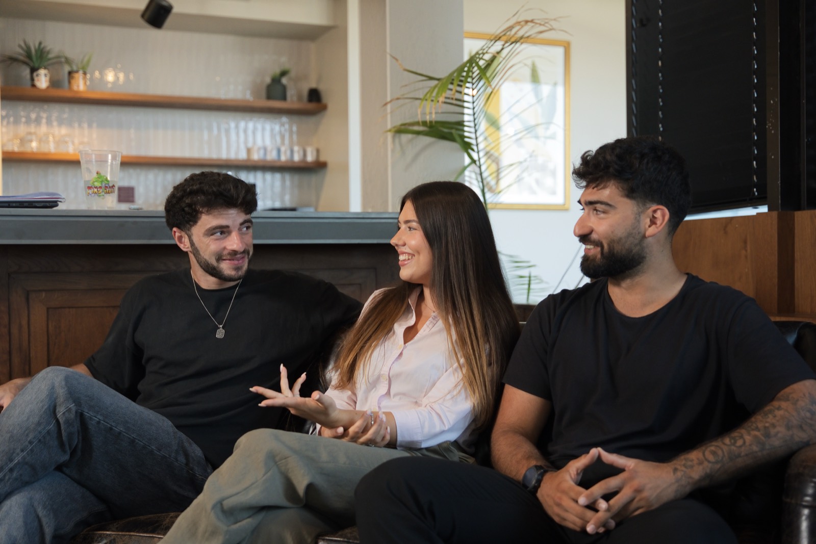 The Knightica team at the studio in Tel Aviv